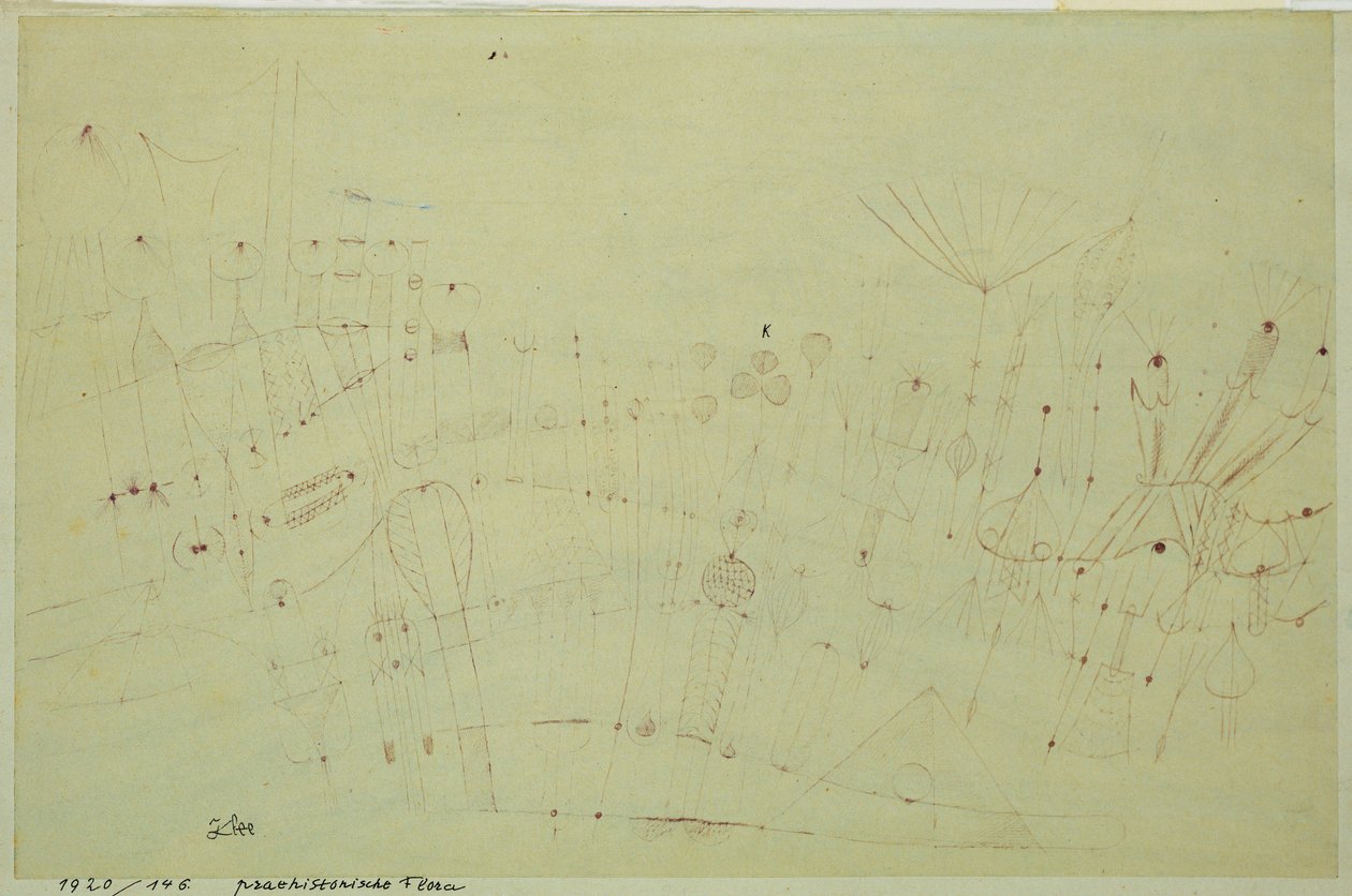 Végétation préhistorique - Paul Klee