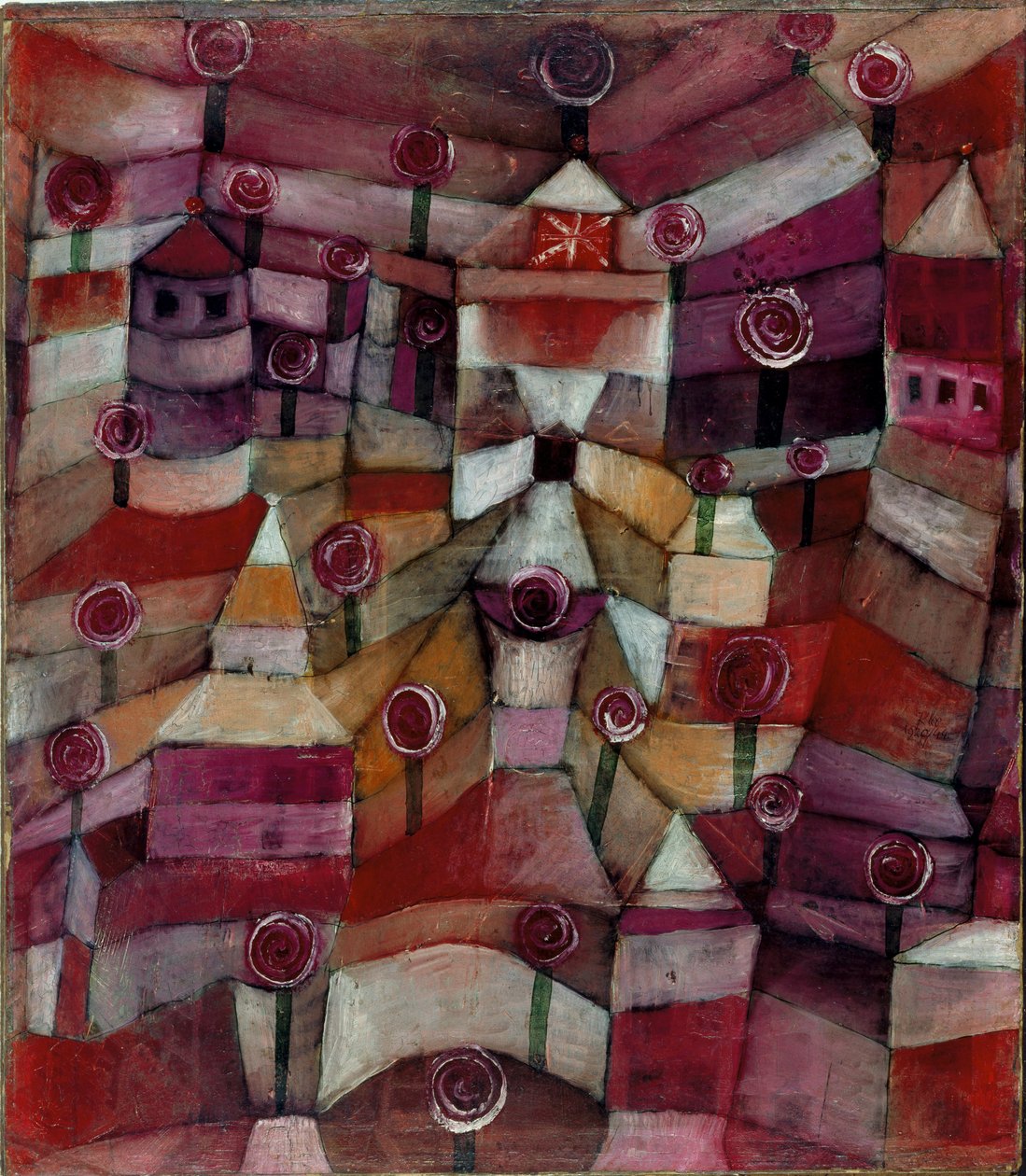 Jardin de roses - Paul Klee