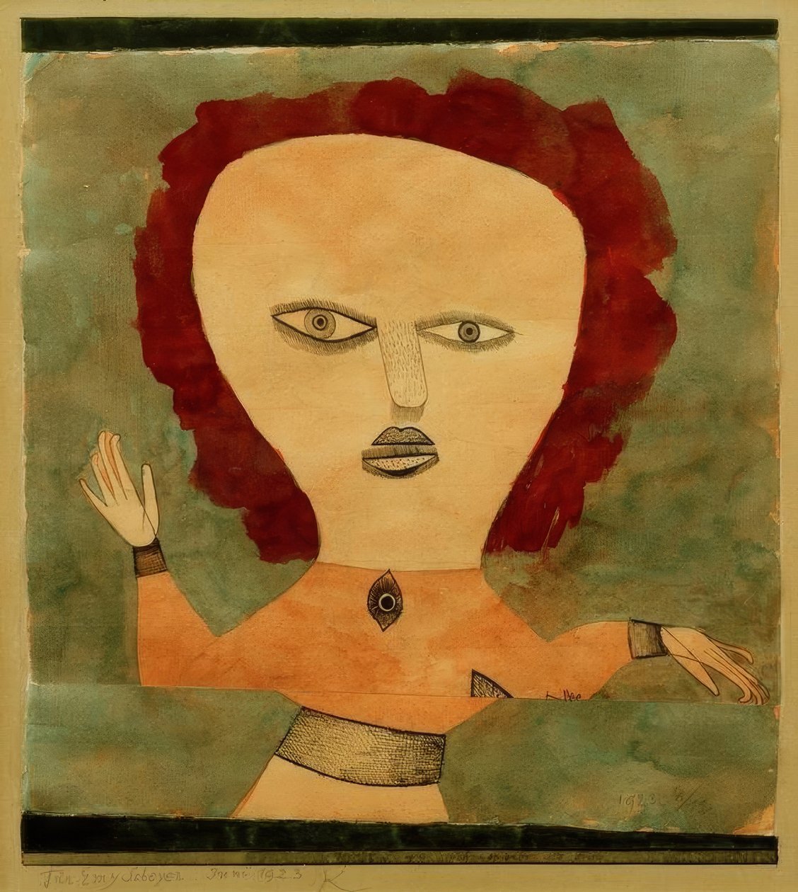 Acteur en femme - Paul Klee