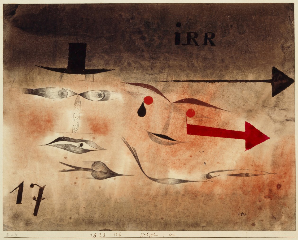 Dix-sept, fou - Paul Klee