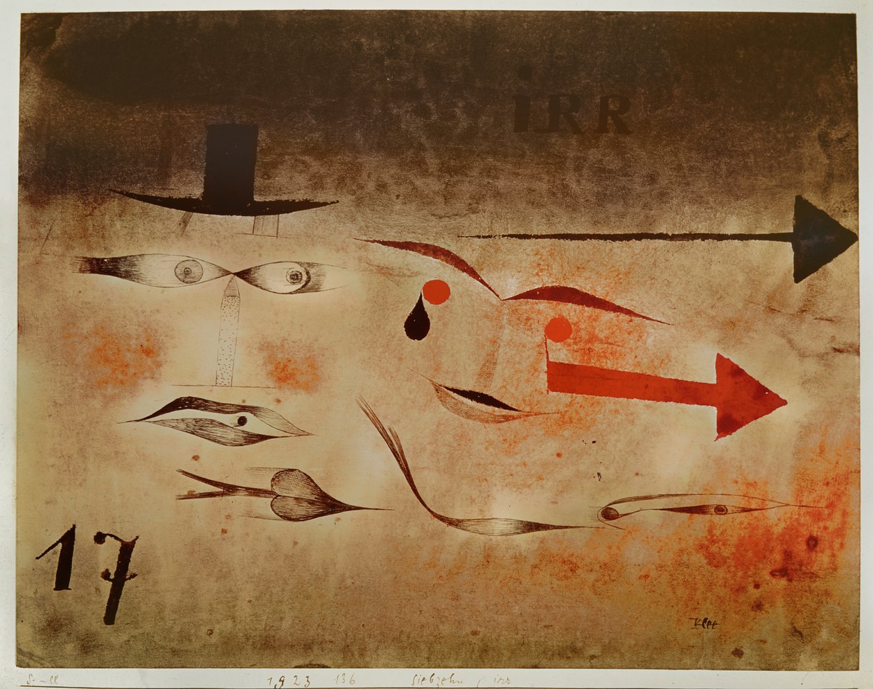 Dix-sept, fou - Paul Klee