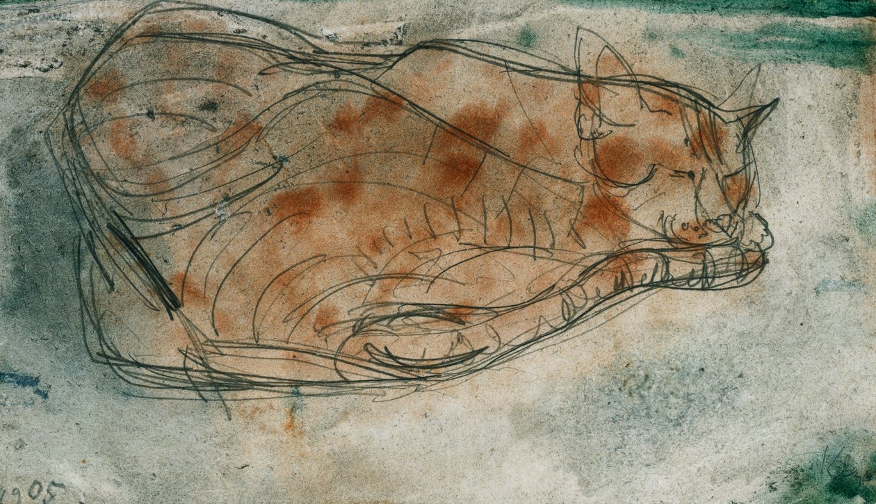 Chat dormant - Paul Klee