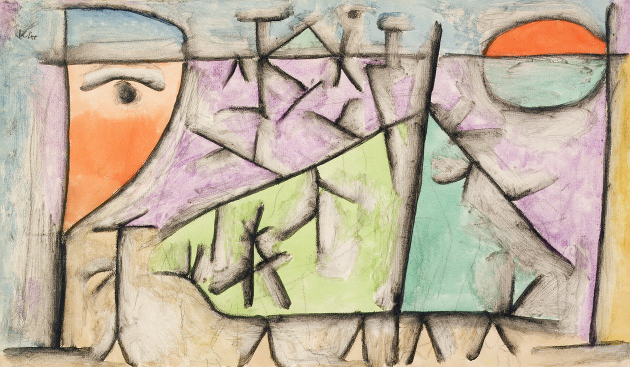 Coucher de soleil - Paul Klee