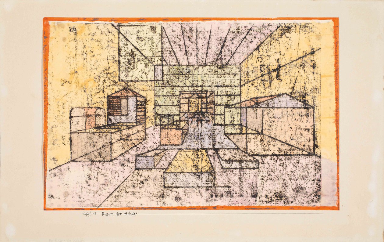 Espace des maisons, 1921 - Paul Klee