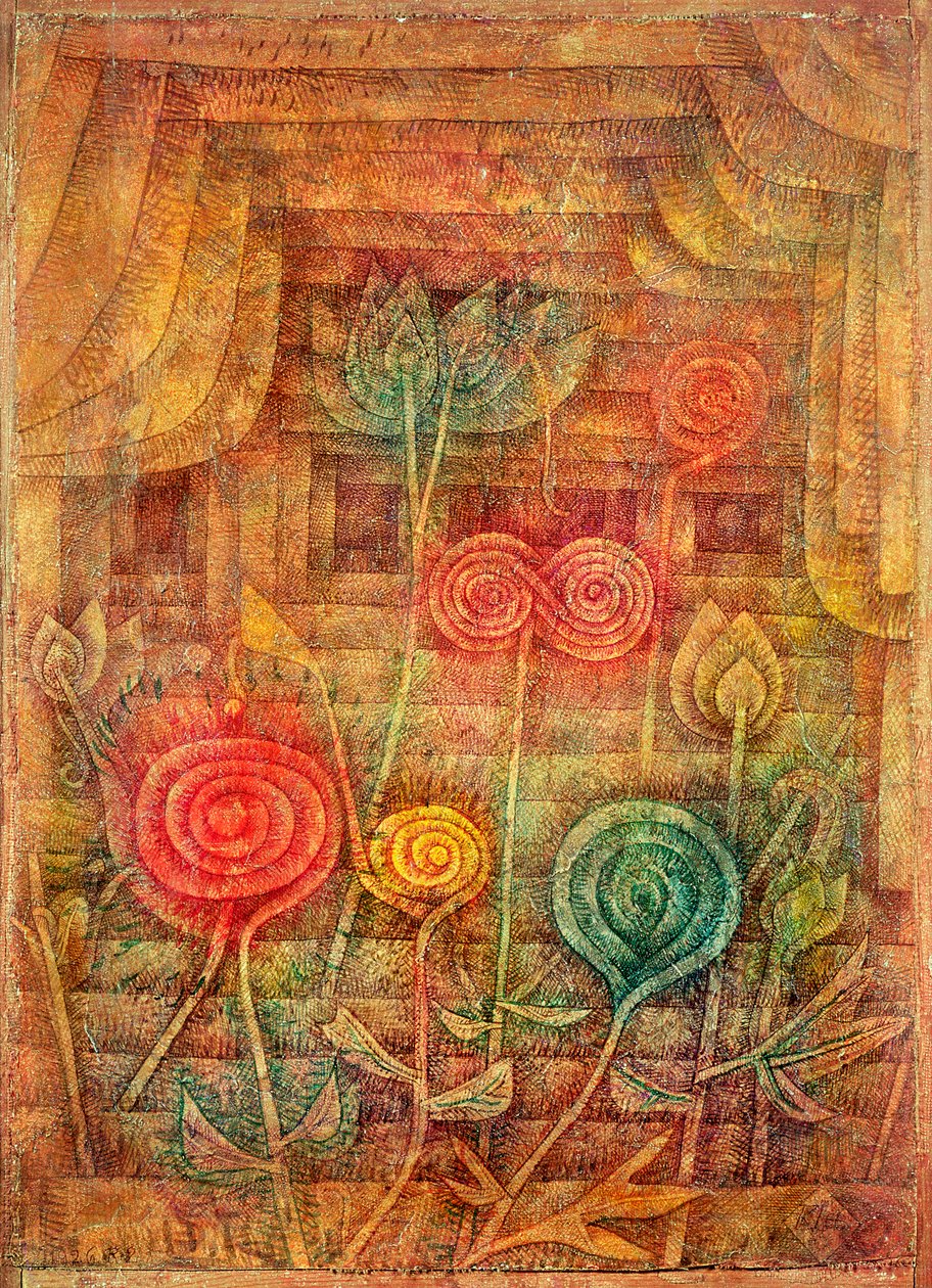 Fleurs en spirale - Paul Klee