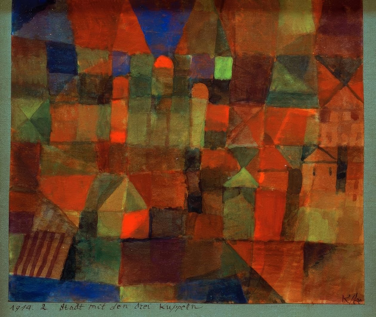 Ville aux trois coupoles - Paul Klee
