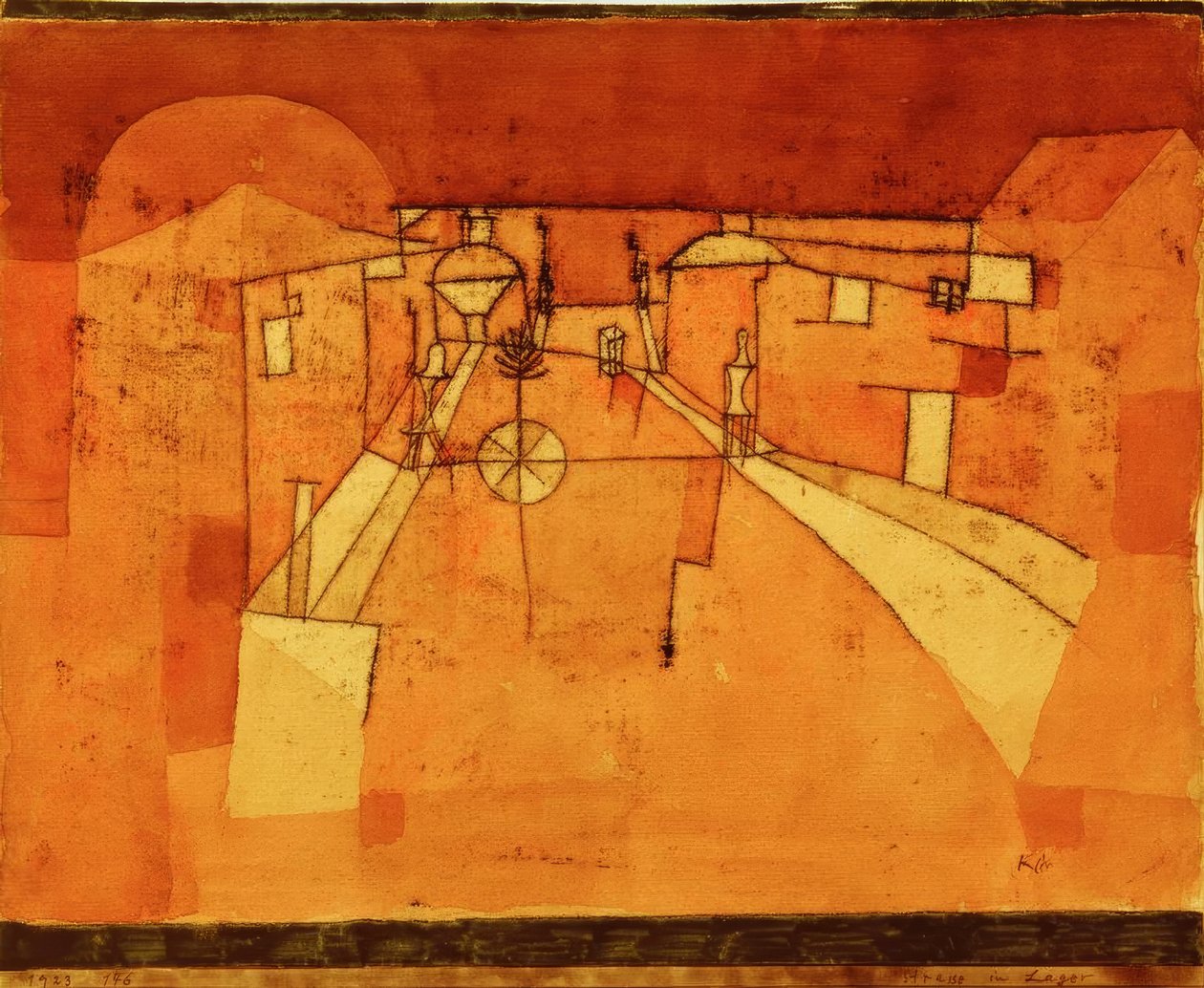 Rue dans le camp - Paul Klee