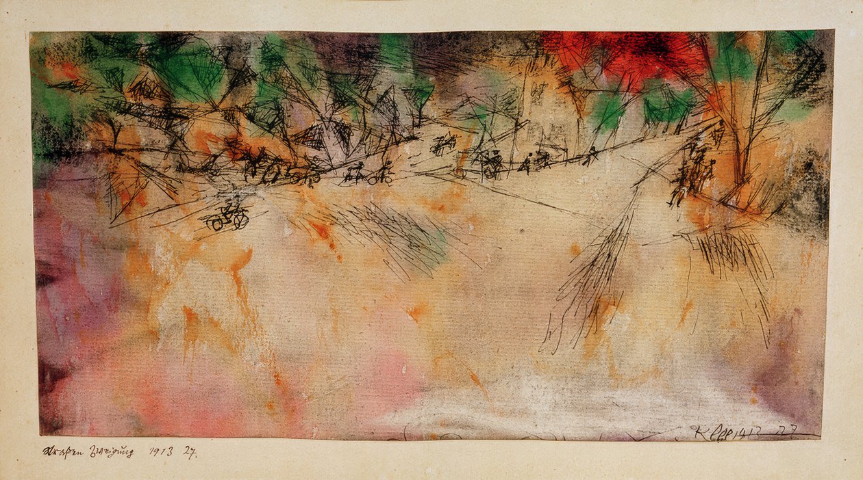 Bifurcation de rue - Paul Klee