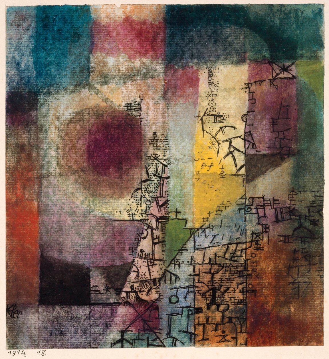 Sans titre, 1914 - Paul Klee