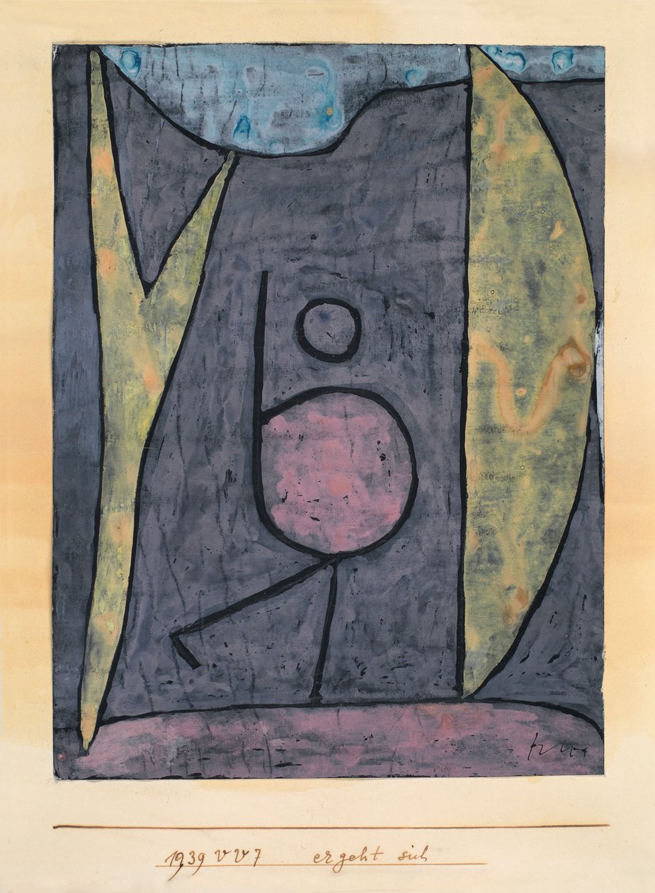 Ergeht sich, 1939 - Paul Klee