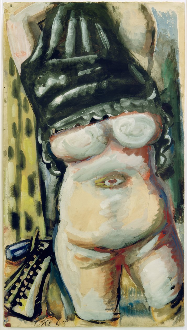 Nu avec tête voilée - Paul Kleinschmidt