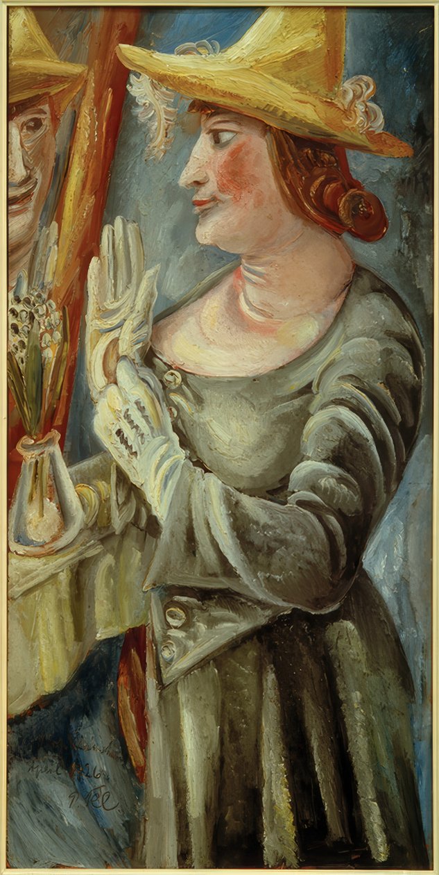 Madame K. devant le miroir - Paul Kleinschmidt