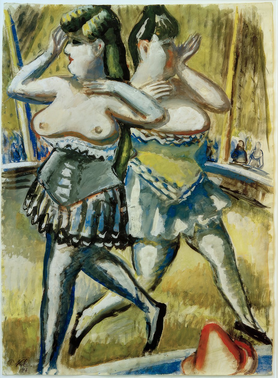 Deux danseuses de cirque - Paul Kleinschmidt