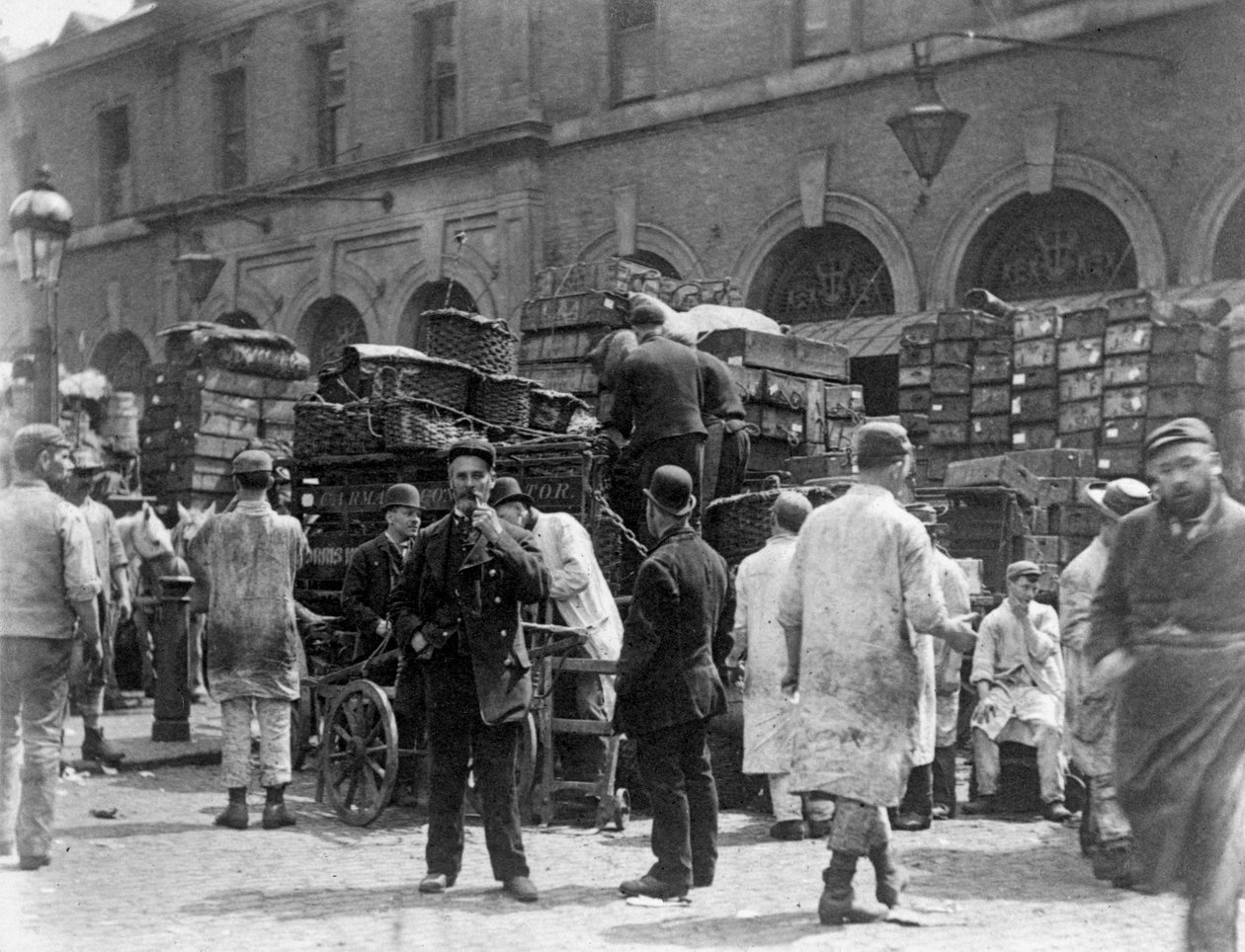 Marché de Billingsgate, Londres, 1893 - Paul Martin