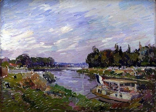 Le bateau de plaisance amarré - Paul Mathieu