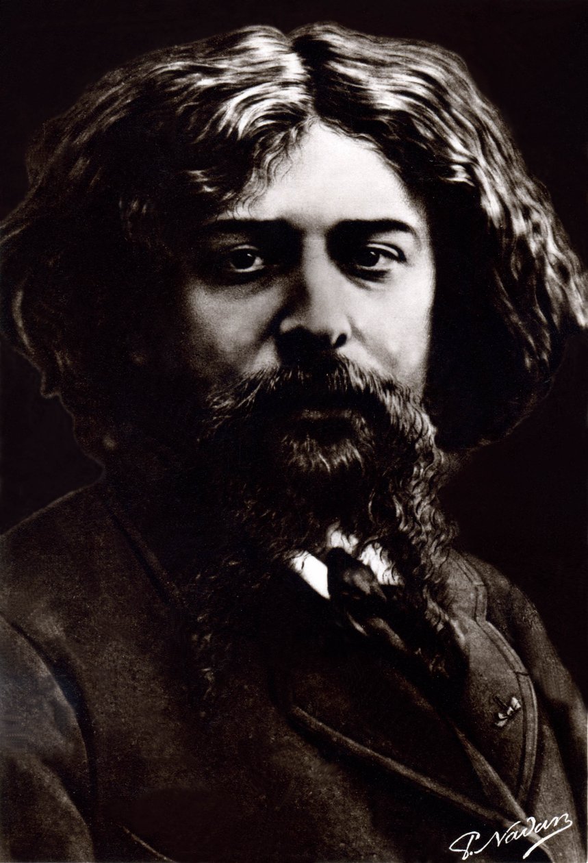 Alphonse Daudet, c.1880 (photo) - Paul Nadar