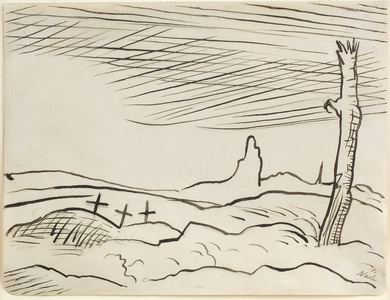 Champ de bataille - Paul Nash