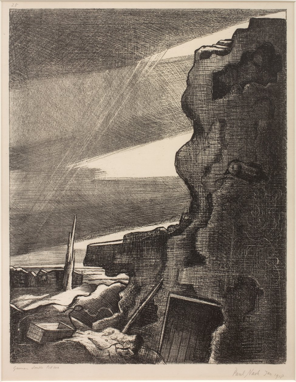 Boîte à pilules double allemande, Gheluvelt - Paul Nash