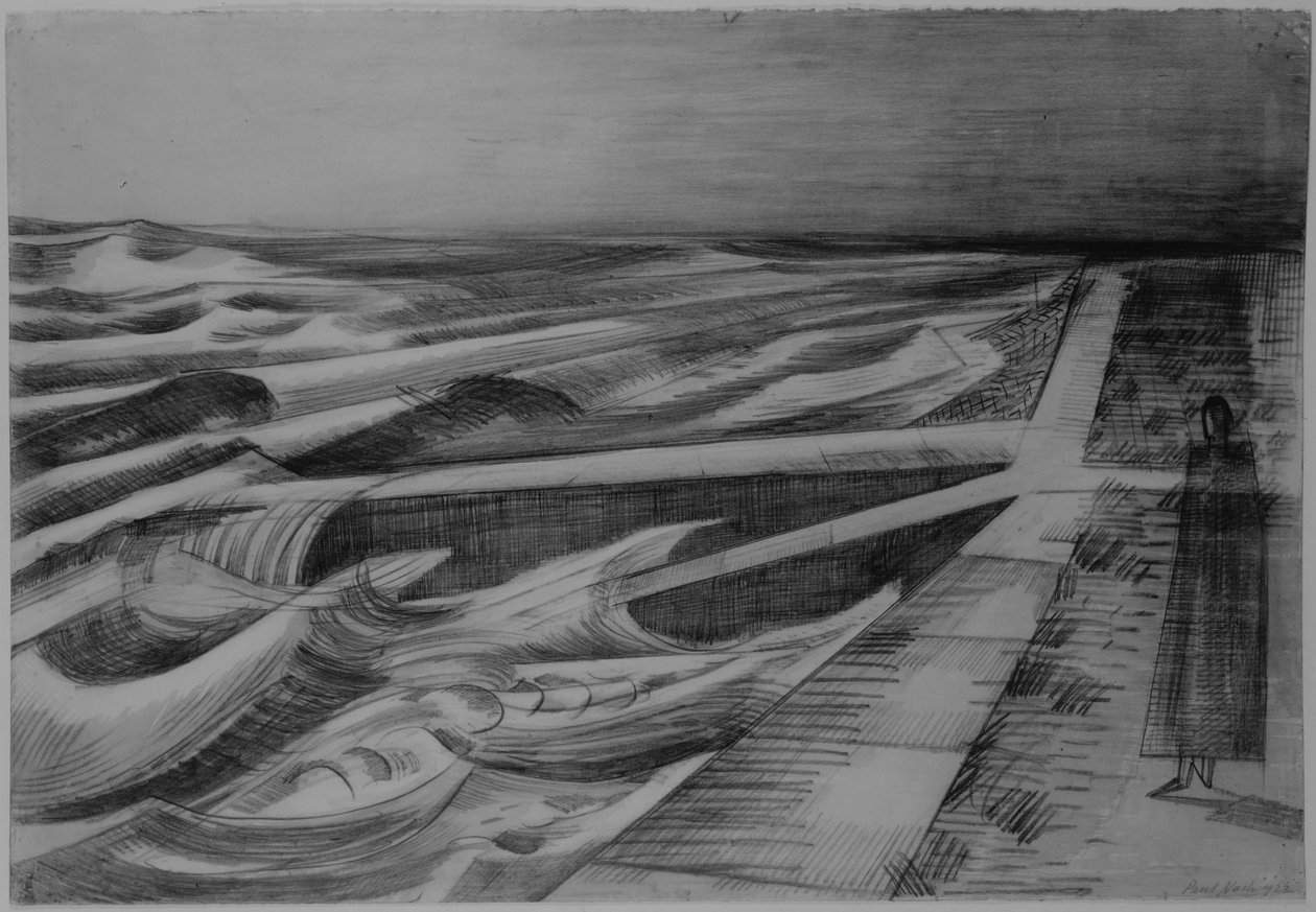 Marée nocturne, Dymchurch - Paul Nash