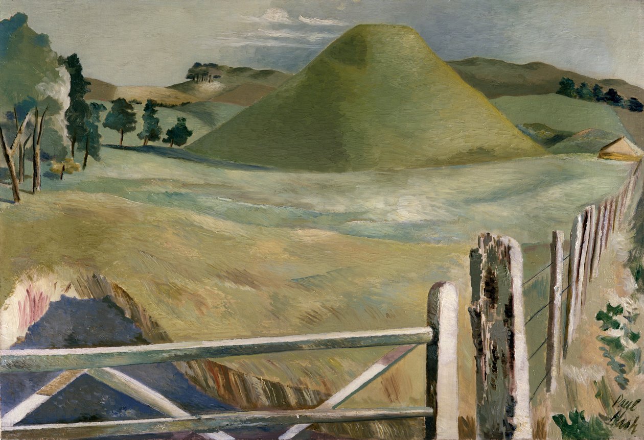 Colline de Silbury - Paul Nash