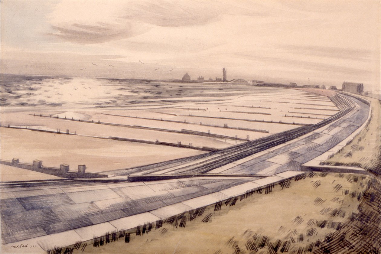 Le rivage, Dymchurch, Kent - Paul Nash