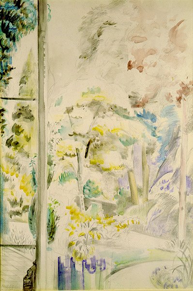 Vue depuis une fenêtre - Paul Nash