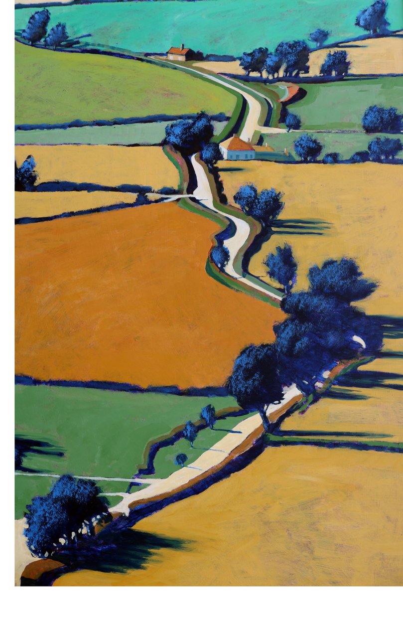 Chemin de campagne printemps - Paul Powis