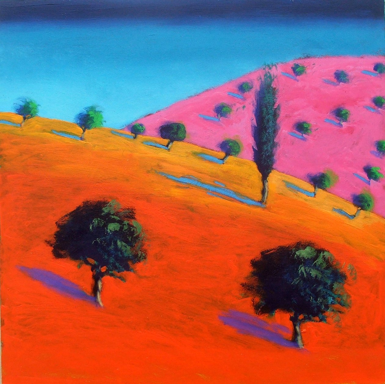 Colline rose - Paul Powis