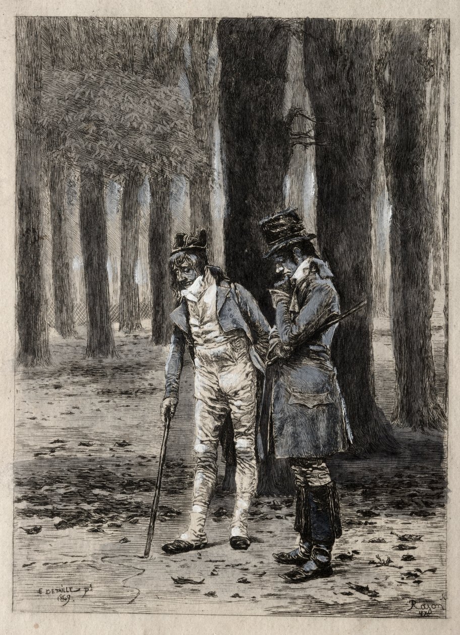 Étude de deux figures - Paul Rajon