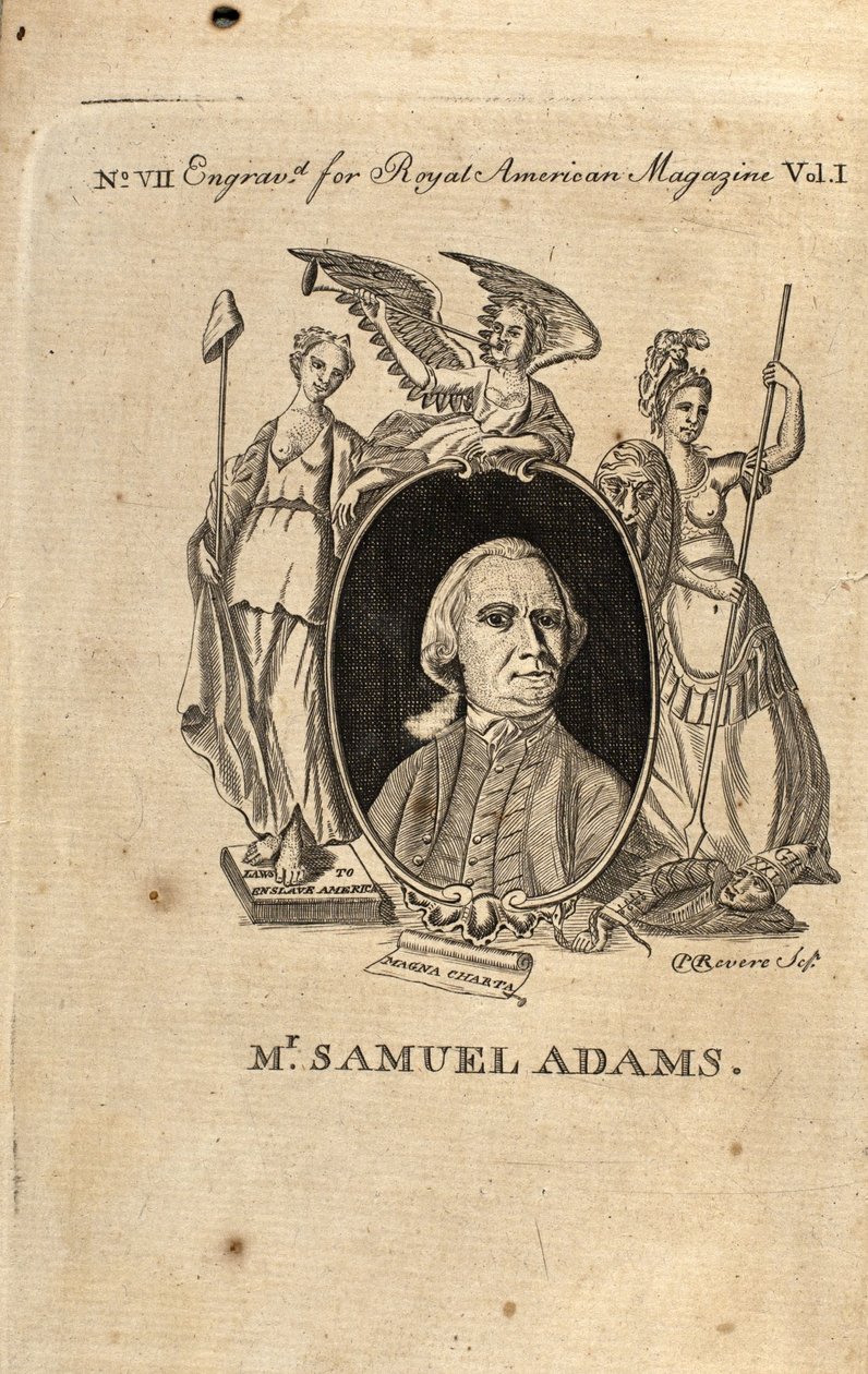 Samuel Adams, 1774 - Paul Revere