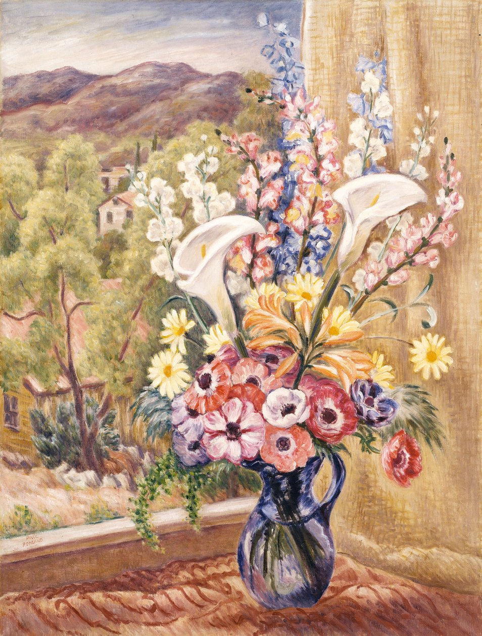Bouquet dans la fenêtre - Paul Rohland