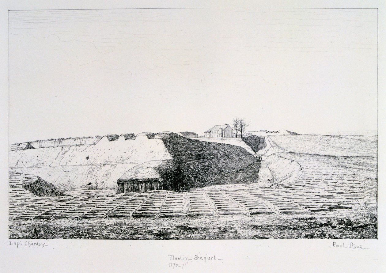 Moulin Saquet, siège de Paris, 1870-1871 - Paul Roux
