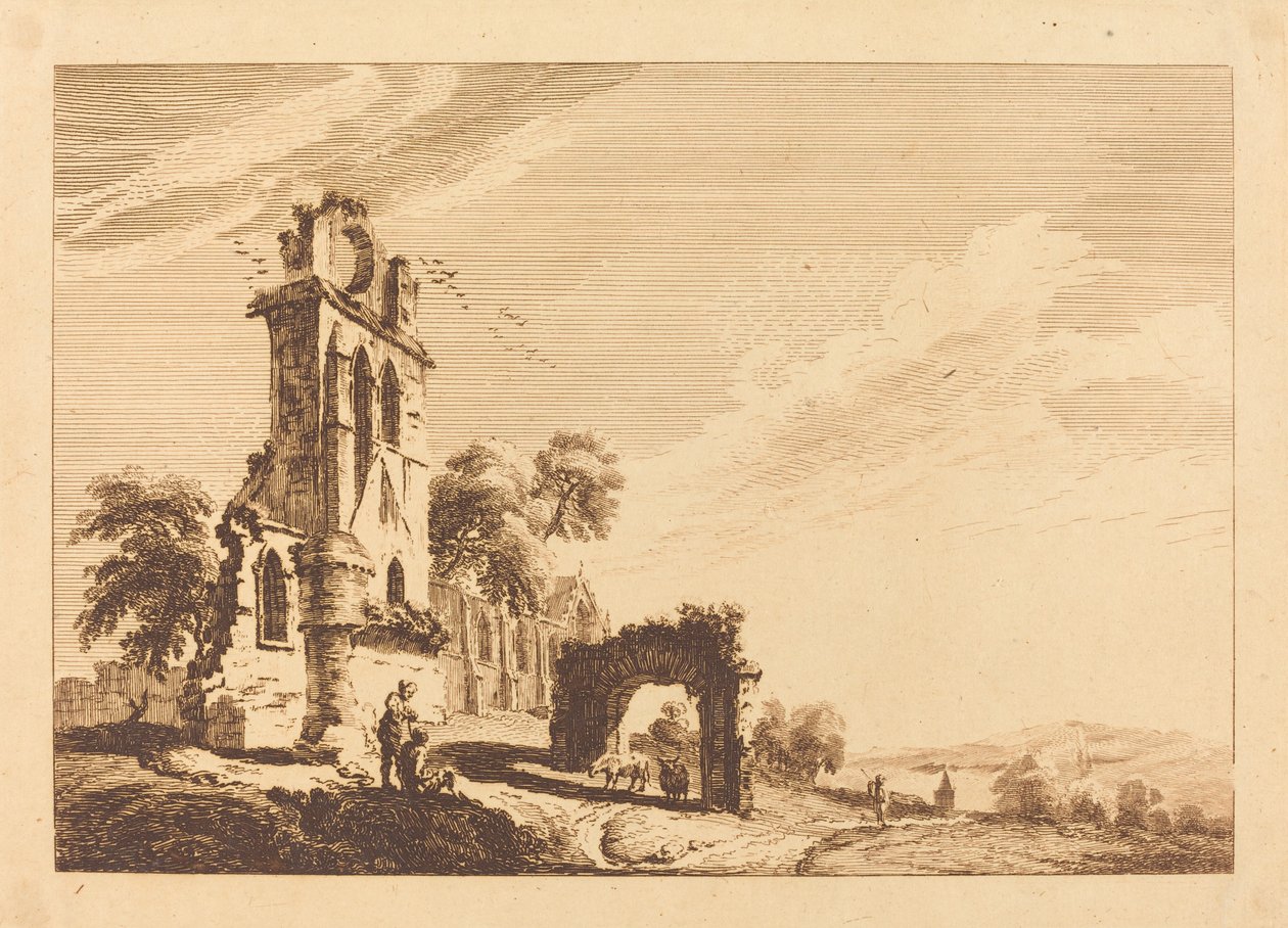 Abbaye en ruine - Paul Sandby