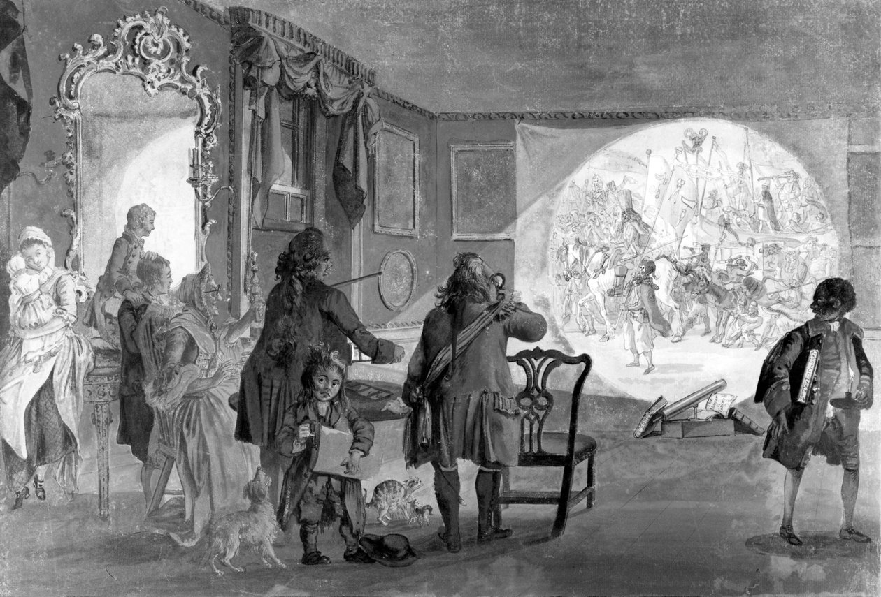 La Lanterne magique - Paul Sandby