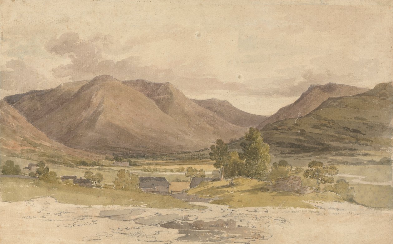 Vue de Side Farm, Patterdale - Paul Sandby Munn