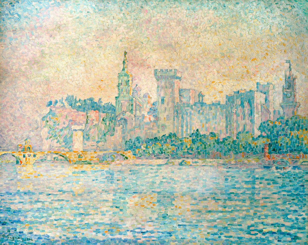 Avignon, matin, 1909 - Paul Signac