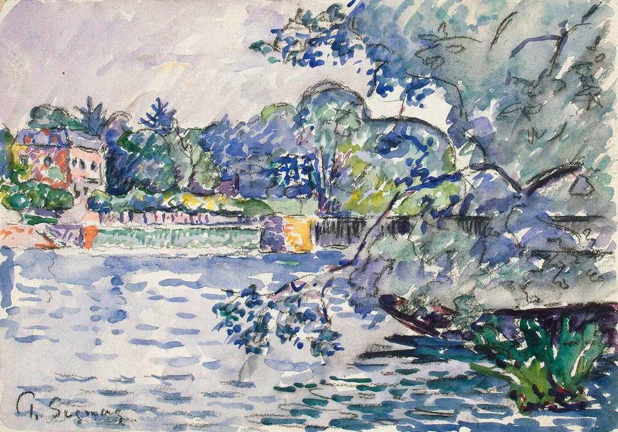 Rives de la Seine, vers 1900 - Paul Signac