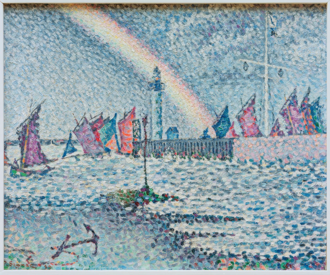 Entrée du port de Honfleur - Paul Signac