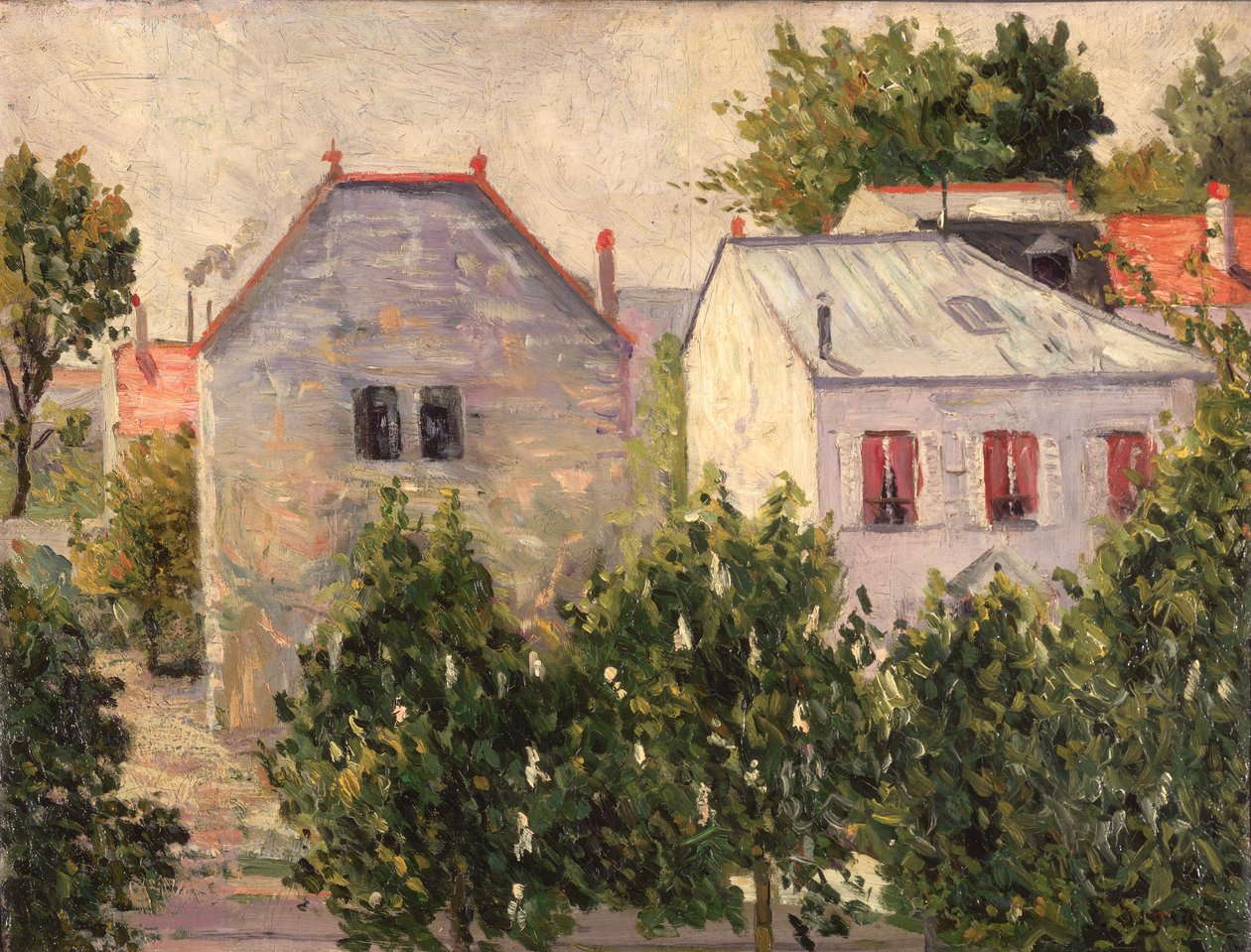 Jardin à Asnières - Paul Signac