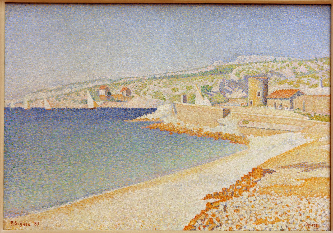 La jetée de Cassis (Opus 198) - Paul Signac