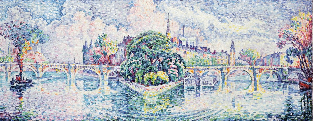 Le Jardin du Vert-Galant, c. 1928 - Paul Signac