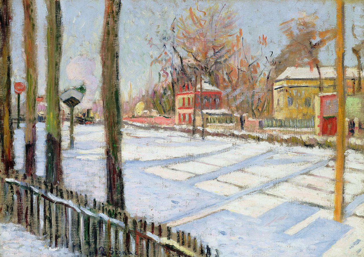 La Neige, Bois, 1886 - Paul Signac