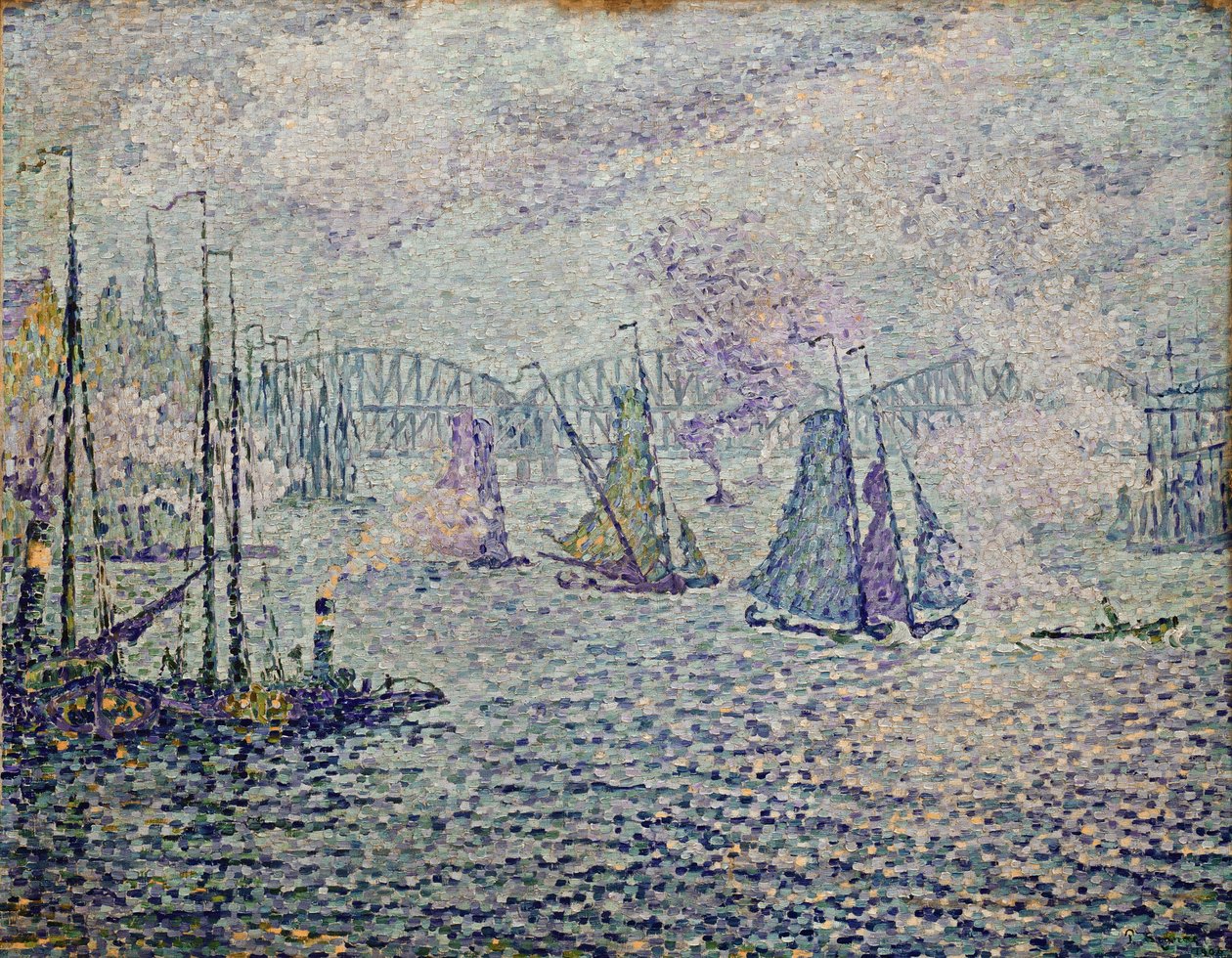 Le port de Rotterdam - Paul Signac