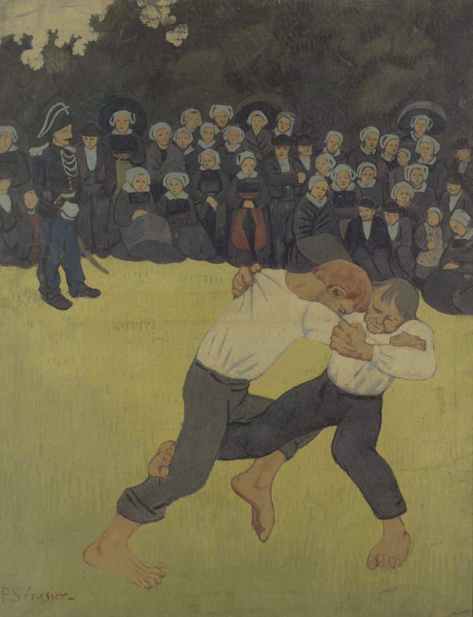 Lutte bretonne - Paul Sérusier