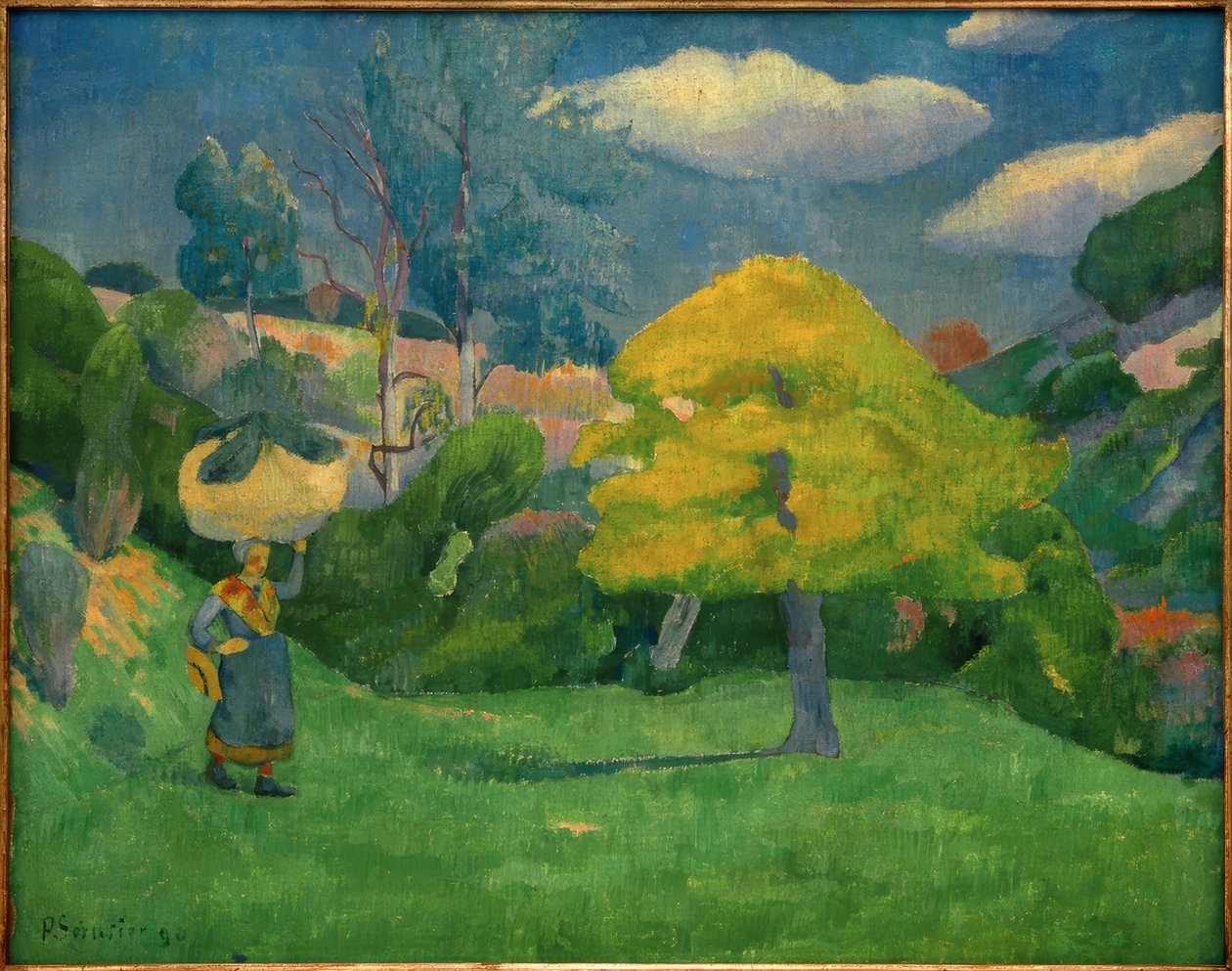 Bretonne descendant au lavoir - Paul Sérusier
