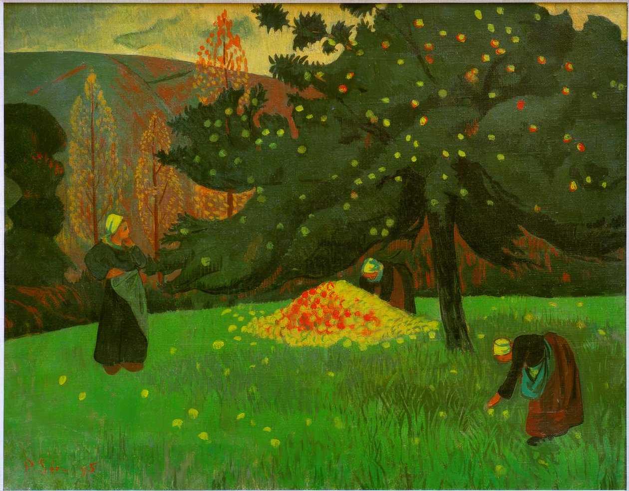 La cueillette des pommes - Paul Sérusier
