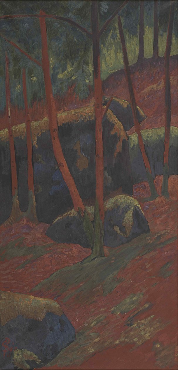 Le Bois rouge, vers 1895 - Paul Sérusier