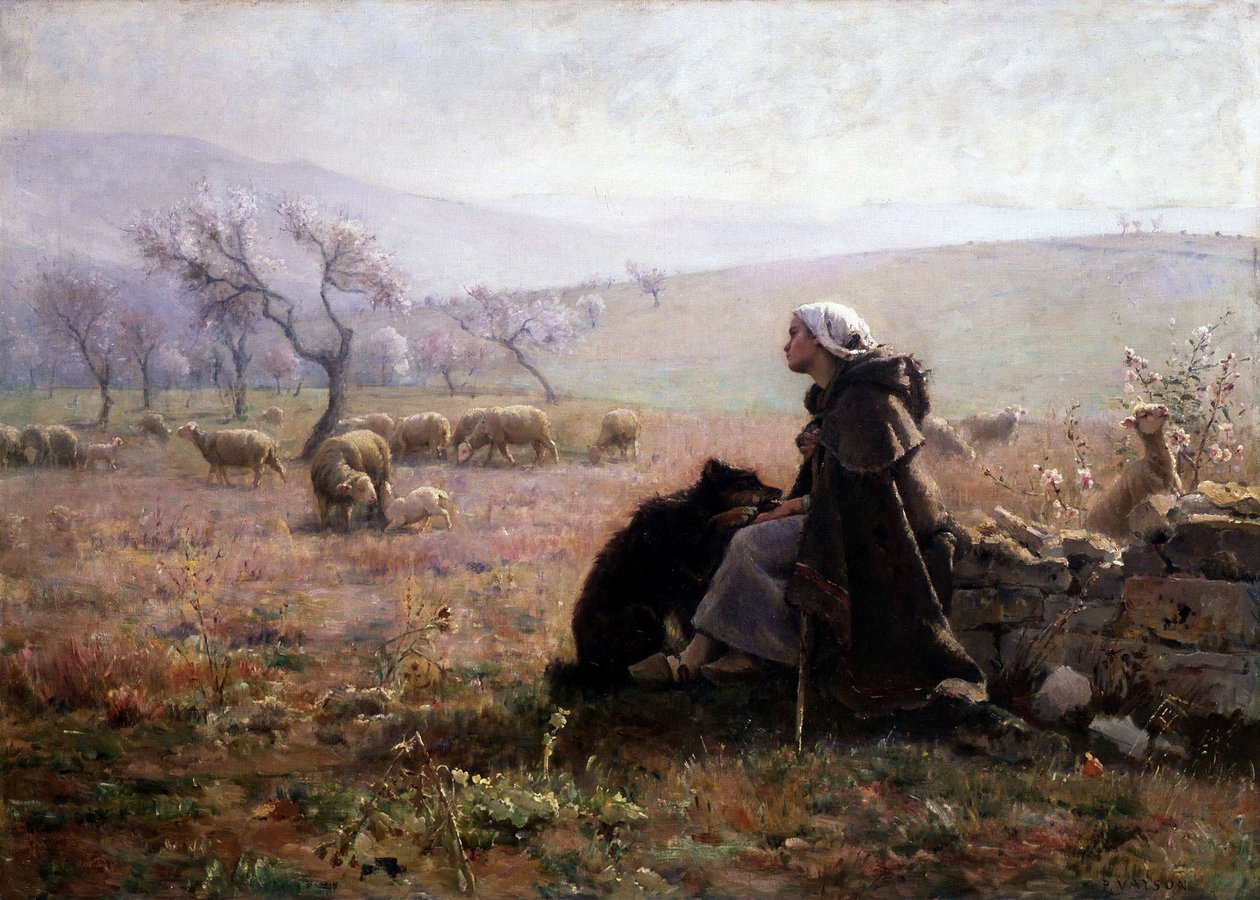 Printemps, vers 1877 (huile sur toile) - Paul Vayson