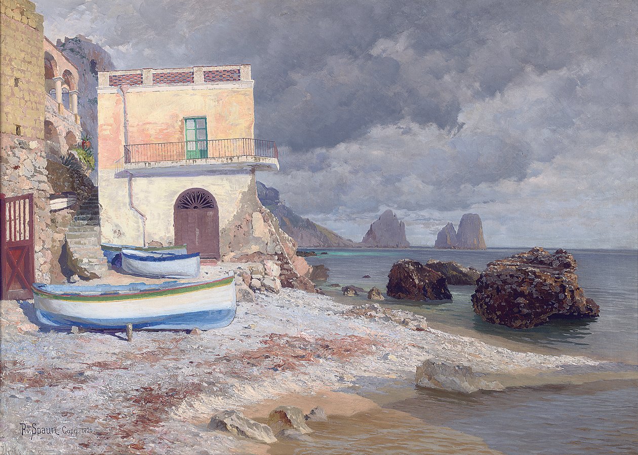 Une Villa à Capri - Paul von Spaun