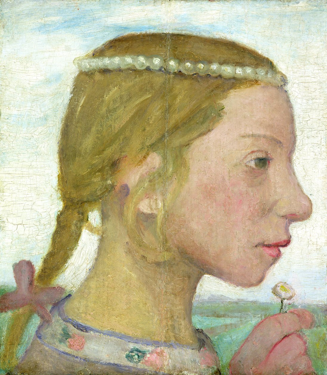 Une jeune fille - Paula Modersohn Becker